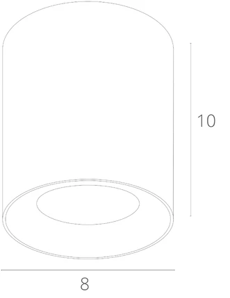 Точечный накладной светильник Arte Lamp FACILE A5112PL-1BK